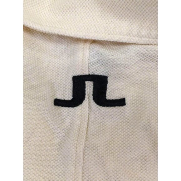J.Lindeberg Beige Polo Golf Shirt XL Regular Fit Cotton Blend Top - Picture 8 of 8